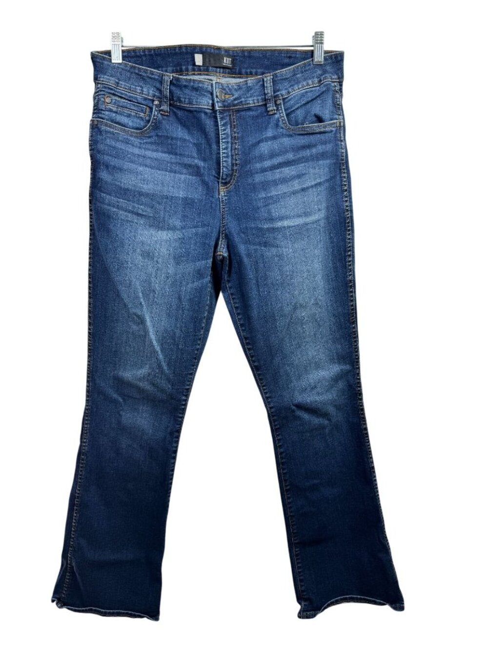 Kut From The Kloth Natalie Fab Ab Bootcut Jeans High Rise Size 14 Blue Western